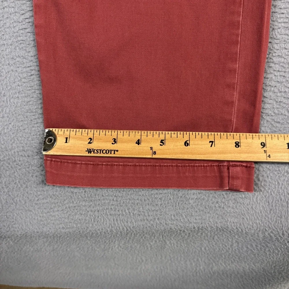 Foundry Supply Co Pants Mens 44 (Fits 42) Red Straight Comfort Stretch Cotton